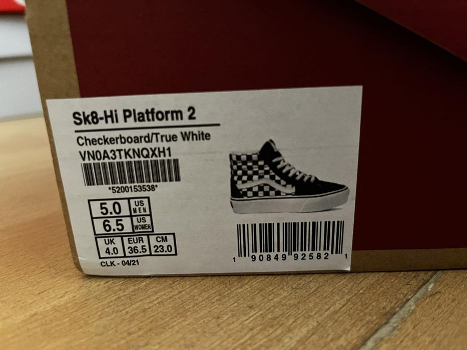 Vans sk8-hi platform 2