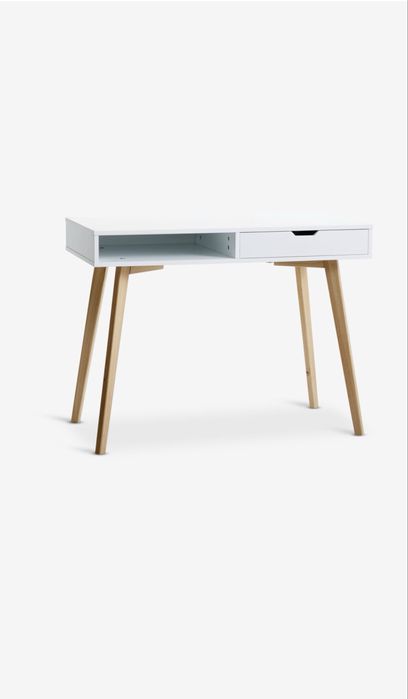 Vand Birou 50x100 alb/natur