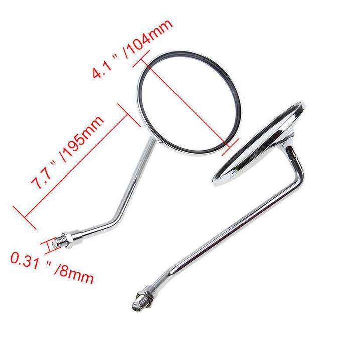 Огледала мотор  скутер 8мм