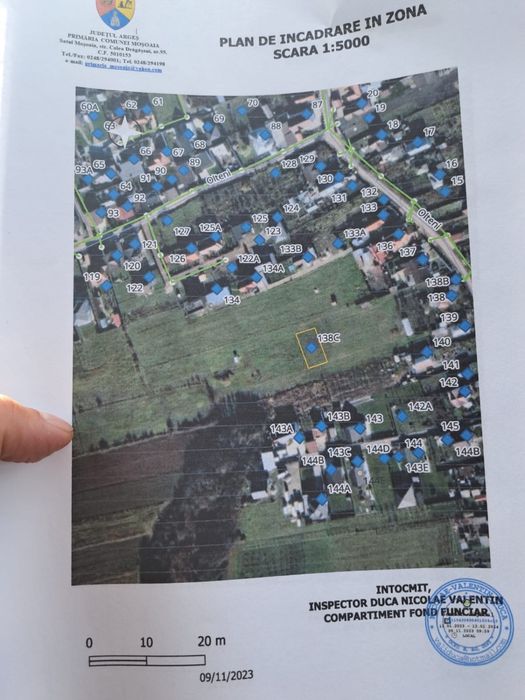 Teren intravilan strada Olteni nr 138 platou Trivale