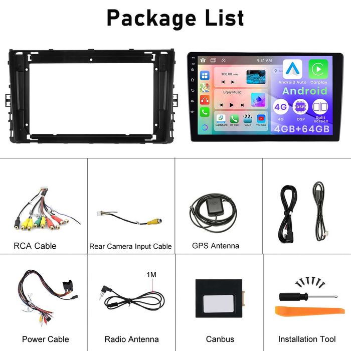 Mултимедия за VW навигация Android Volkswagen Polo TRoc Transporter T6