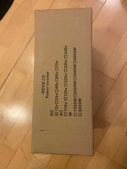 Invertoare auto 12V → 220V | 3000W / 4000W / 5000W | Noi