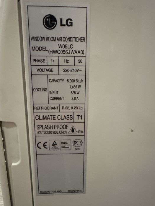 Срочно продается оконный кондиционер Lg
