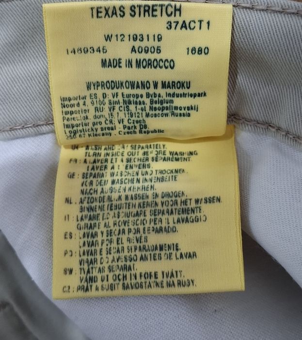 Pantaloni chino regular fit Wrangler pentru bărbați, mărime W34 L34 - L, bumbac