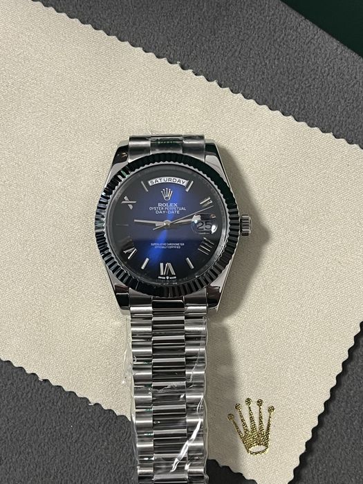 Rolex Day-Date albastru