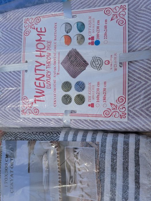 Чаршаф с ластик от плат и възглавници шалтета памучни за диван и спалн