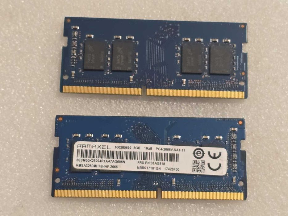Kit Memorie RAM laptop Ramaxel 16GB (2x 8GB) DDR4 1.2V PC4 2666Mhz