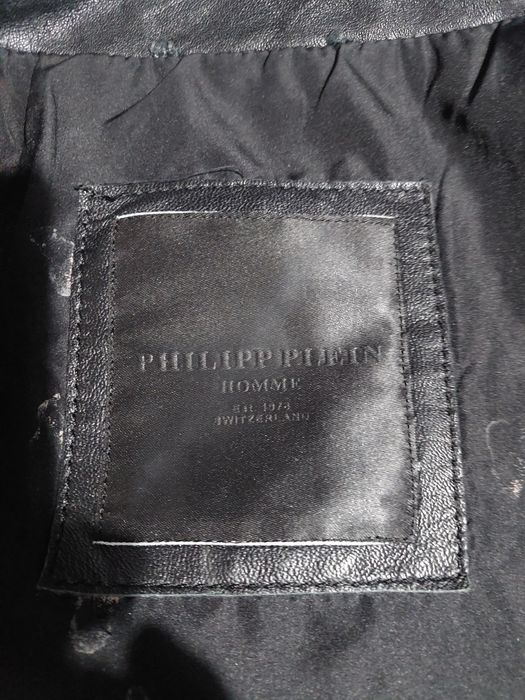 Кожено яке Philipp Plein стил Bomber