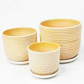 Керамические горшки для растений штучные и наборы