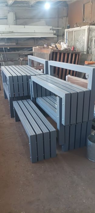 Скамейки, лавочки из ДПК