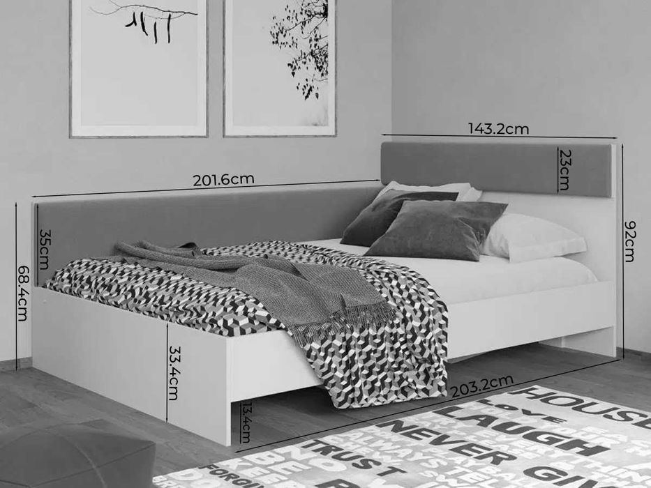 Set Dormitor Colt Lucio C5 Alb / Casmir