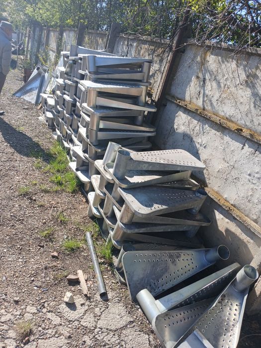 Trepte metalice zincate ecoidale