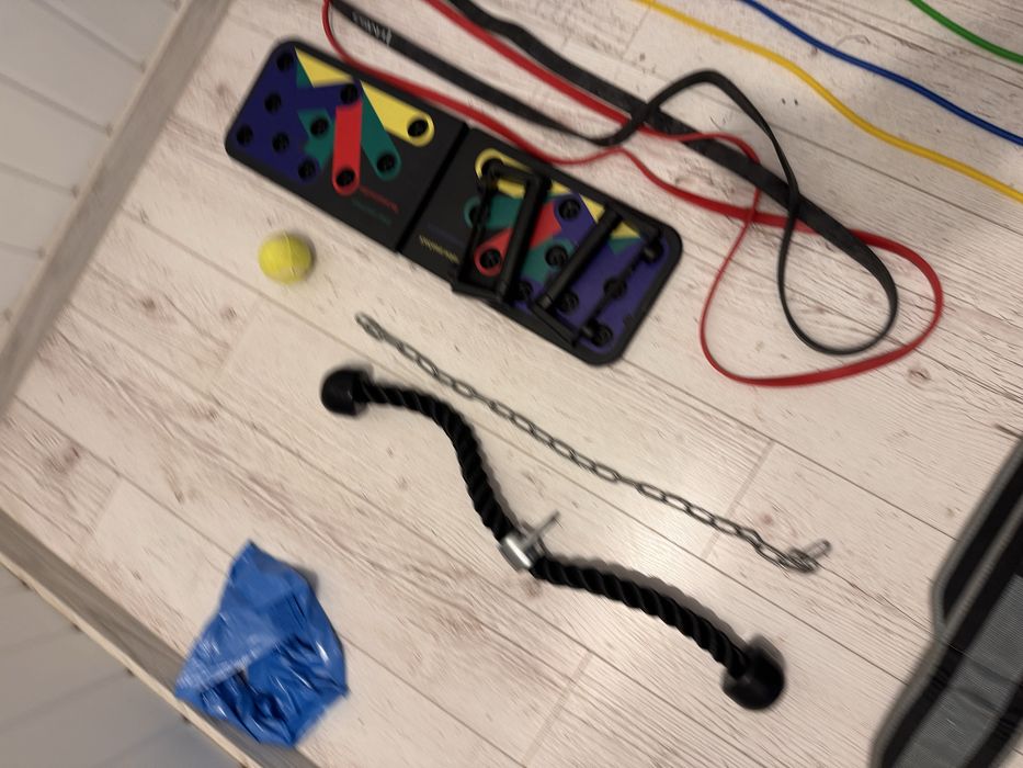 Kit improvizat de mine pentru sport acasa