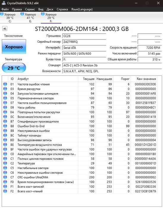 Seagate Barracuda 2 ТБ - SATA