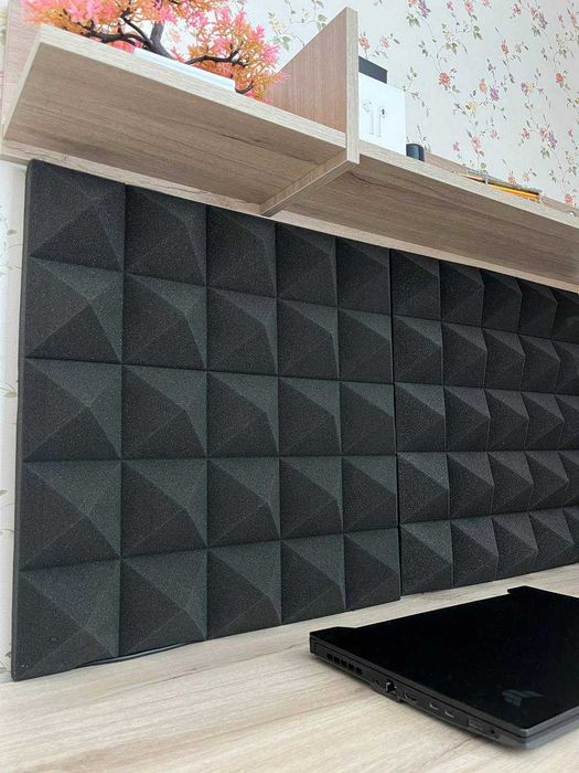 Самый толстый акустический поролон в Казахстане (50х50х8 см)