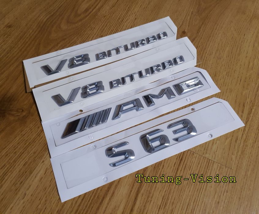 Емблема V8 Biturbo 4matic+ AMG GT63 AMG CLS63AMG X290 W218 W222