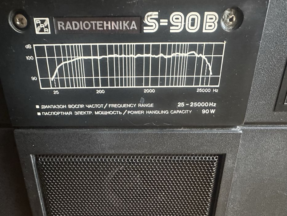 Легендарные колонки Радиотехника s90