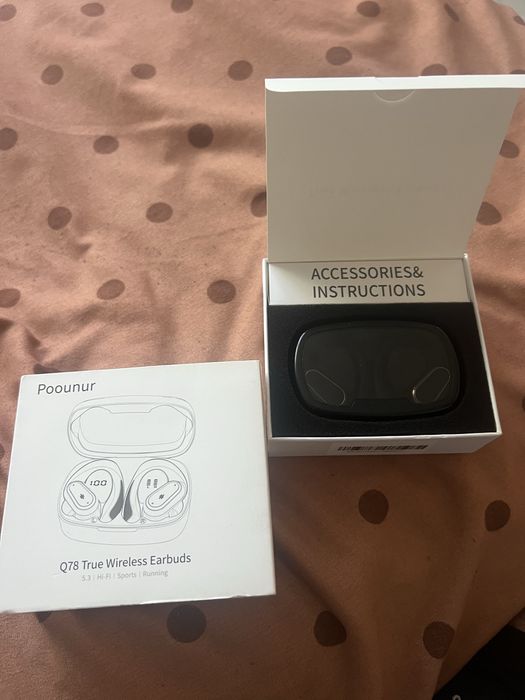 Căști wireless Q78 Bluetooth 5.3 – Stereo HiFi, microfon HD