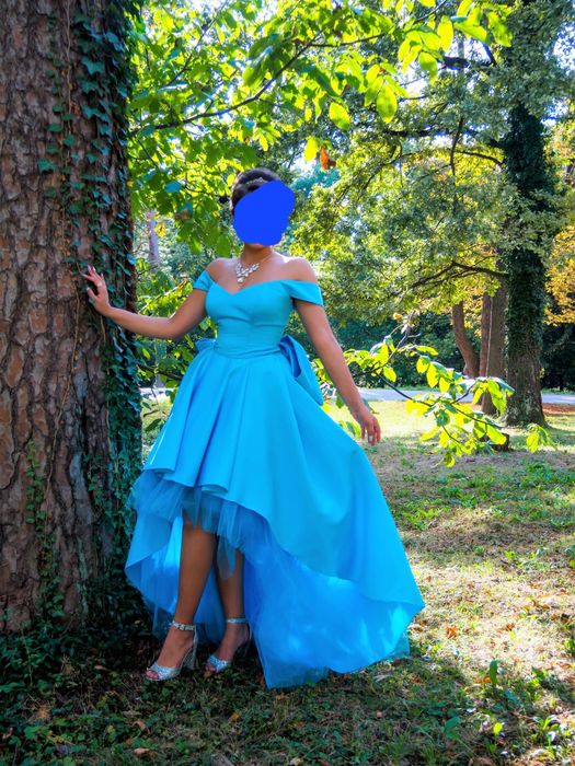 Rochie de ocazie unica, facuta pe comanda, cu corset.