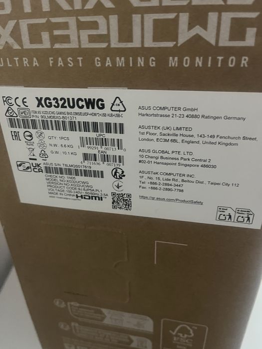Monitor Gaming Asus