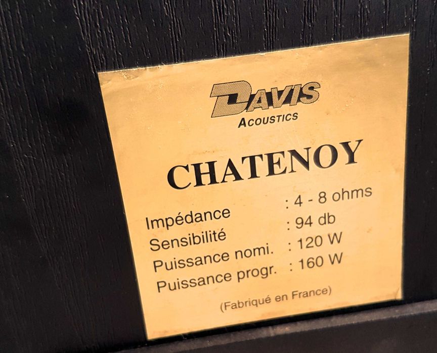 Davis Acoustics Chatenoy boxe coloane 160W