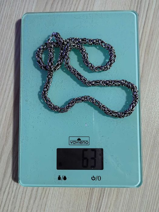 Сребърни ланци 925 – Кралска плетка (36г / 56г / 63г)