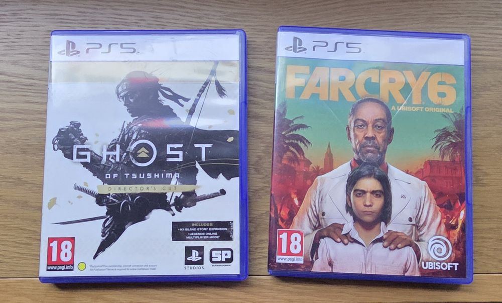 Jocuri PS5 (Ghost of Thushima, Farcry6)