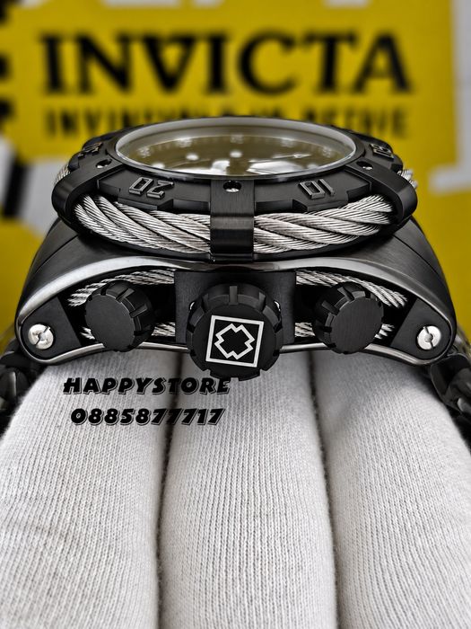 INVICTA Thunderbolt Punisher black 53 mm, Инвикта нов мъжки часовник