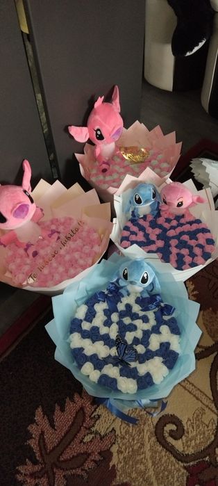 Buchete din spuma cu stitch