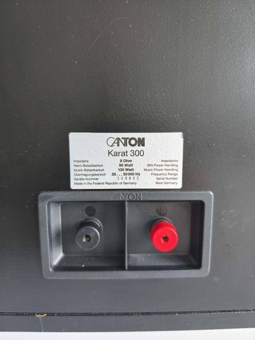Boxe audio Hi Fi Canton Karat 300