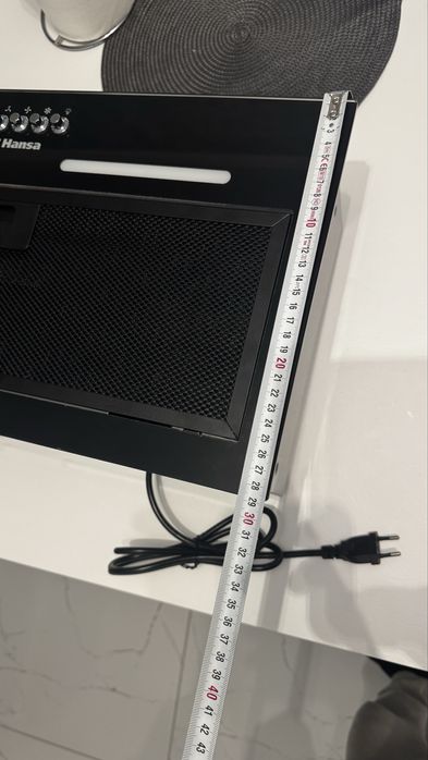 Hota incorporabila HANSA , L 55 cm, negru
