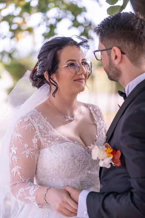 Rochie de mireasa A line de la Marithe CURATATA