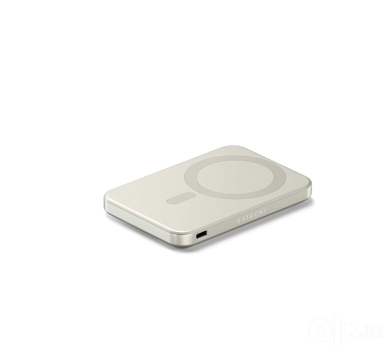 ( Повербанк с подставкой Qi2 5K Magnetic Power Bank Sand