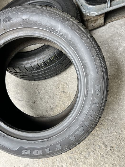 2 anvelope vara 225/55/16 , Minerva , 6.2 mm