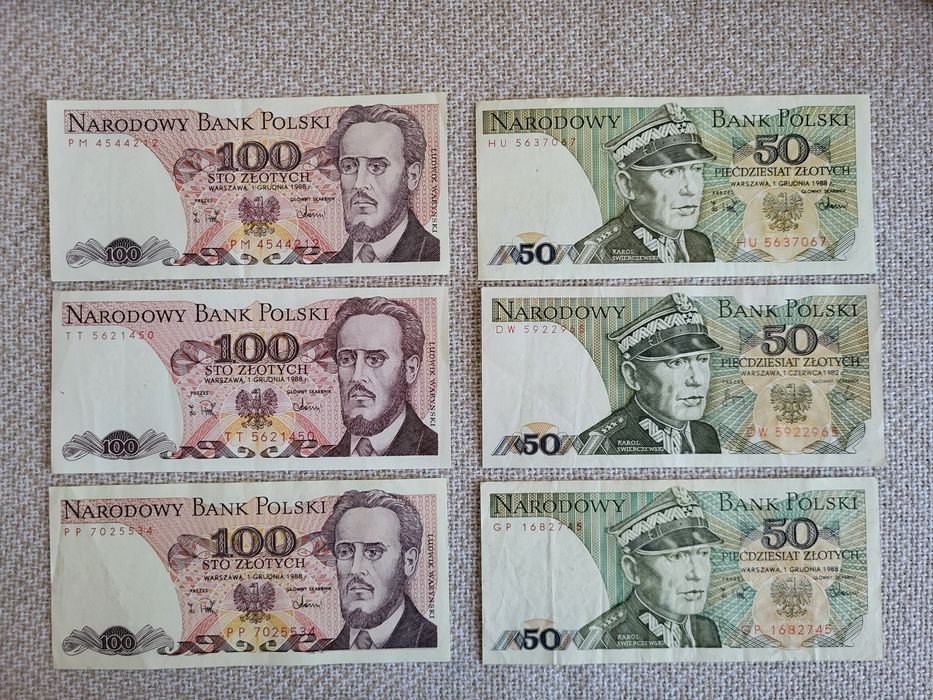 Bancnote UNC și circulate