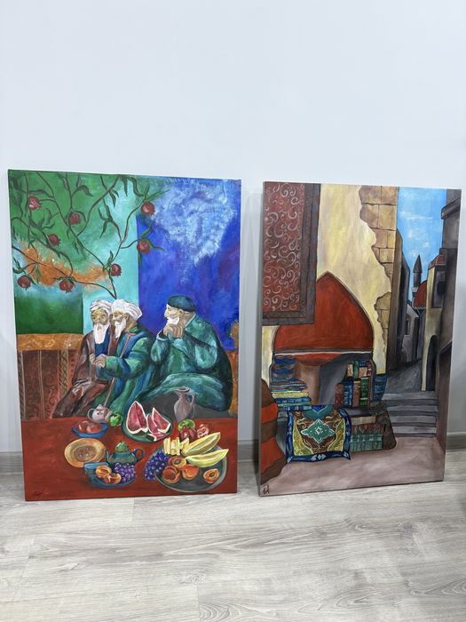 Картина с теплым восточным настроением