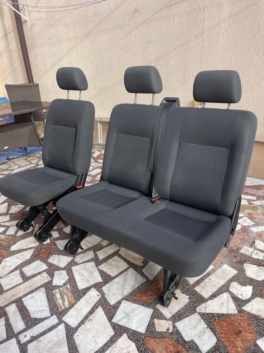 Banchete interior VWTransporter T5 Caravelle 3Lcuri 2Locuri 1 loc