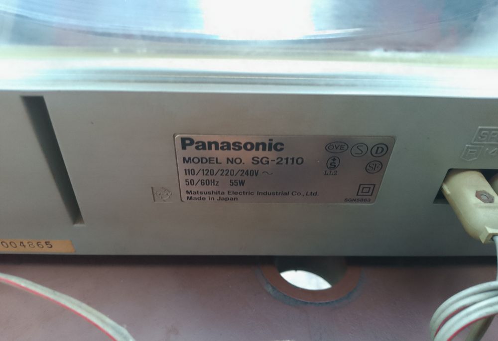 Panasonic SG 2110 3 în 1 ,pick-up ,deck,amplituner radio