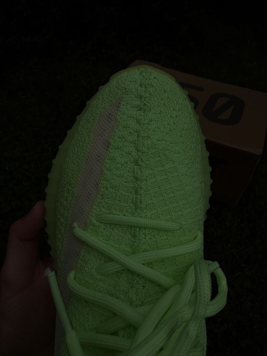 Adidasi Yeezy 350 V2 Glow Green / Premium