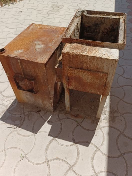 Печь с дополнительным отводом и труба, толстостенные