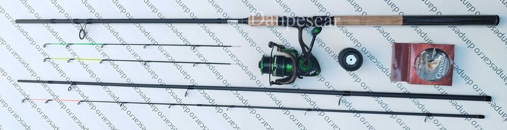 SET FEEDER Lanseta HARRIER 3,30m 120gr + Mulineta SPARKLER 4000 + fir