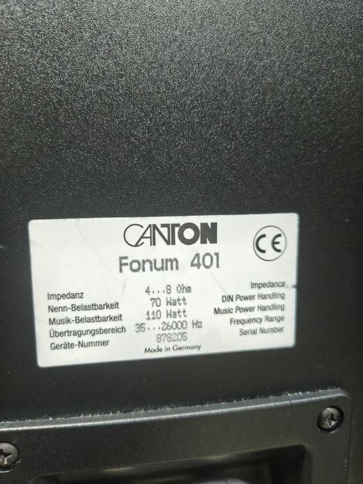Тонколони CANTON Fonum-401