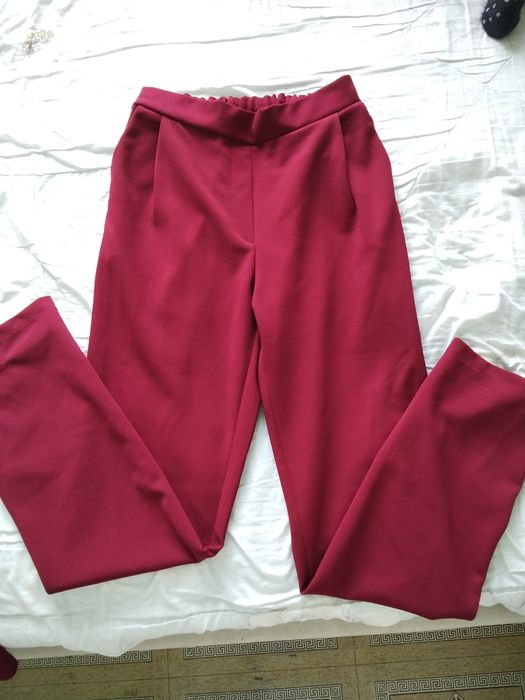 Костюм двойка бордовый