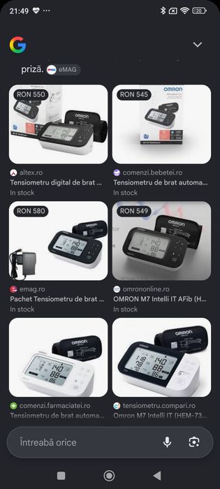 Tensiometru Omron