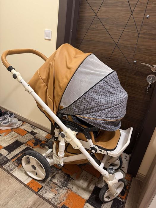 Детска количка с два коша