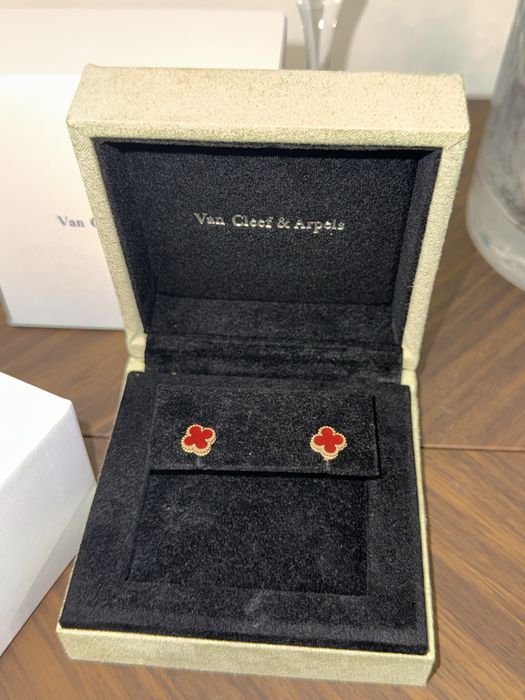 Van cleef серьги пуссеты
