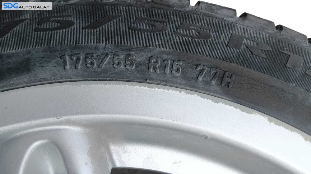 Set 4 Jante Roti Aliaj 145 65 R15 si 175 55 R15 Smart Fortwo 1998 - 2006 [M8968]