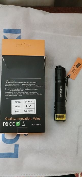 Sofirn Sf 16 ультрафиолетовый фонарь