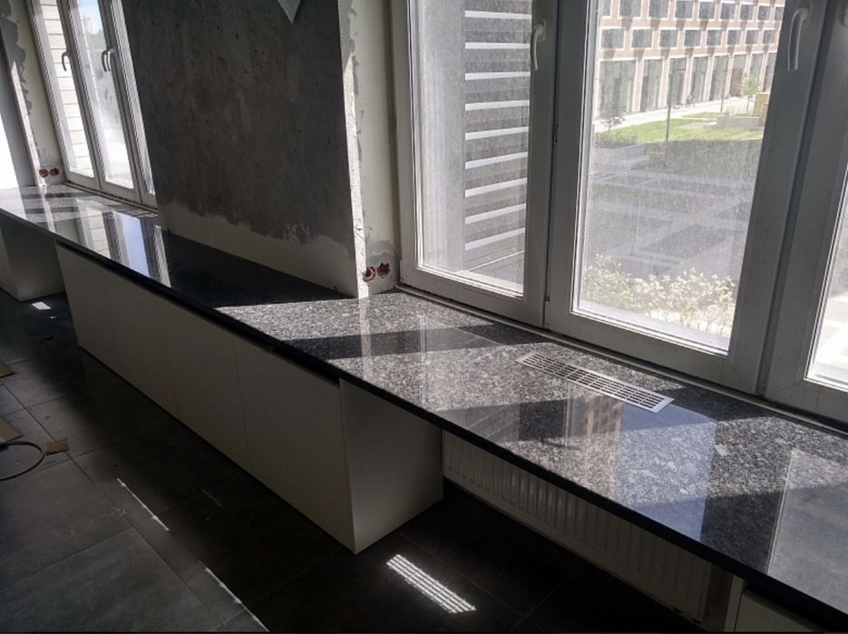 Установка Столещница из гранита , подоконники