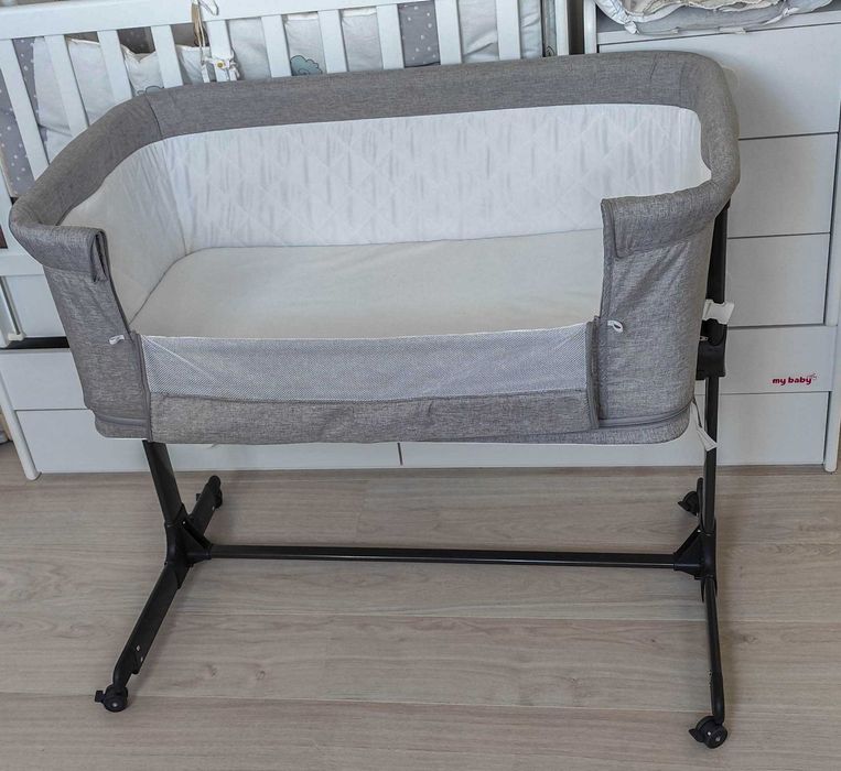 Бебешка кошара Next to me Lorelli MILANO 2 в 1 Grey